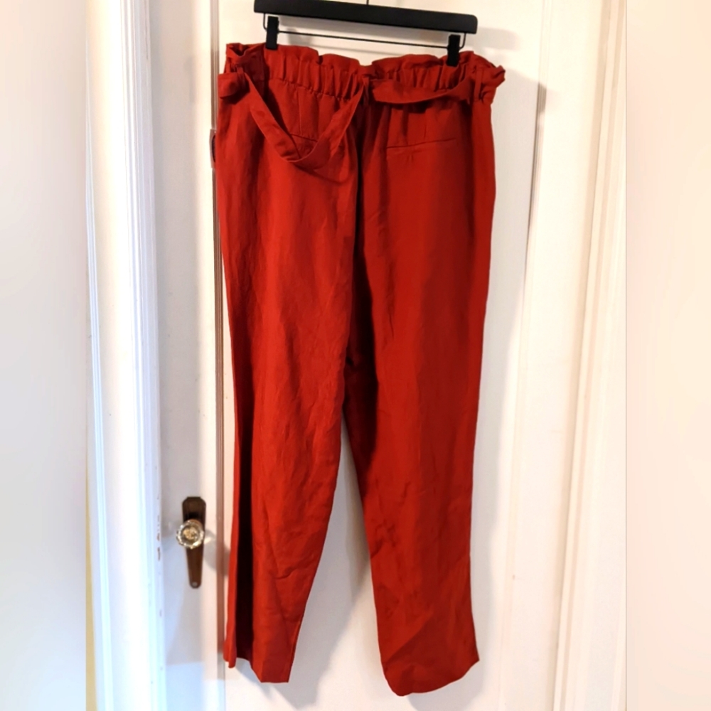 Old navy tropix high rise pants - rust